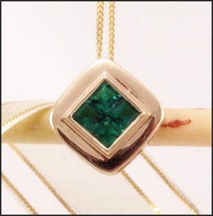 emerald pendant