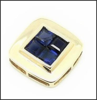 sapphire pendant