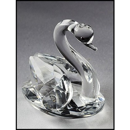 Crystal Swan Figurine 