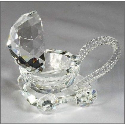 Crystal Pram Ornament (Miniature)