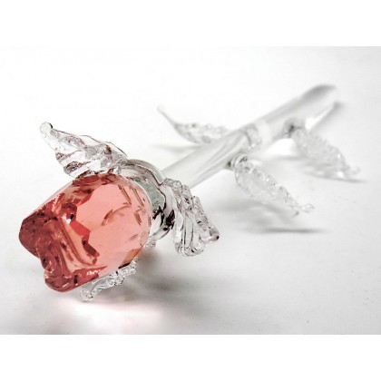  Crystal Rose Ornament Pink