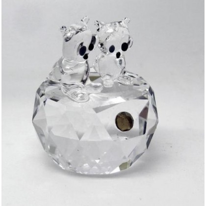 Crystal Owl Ornament (Miniature)