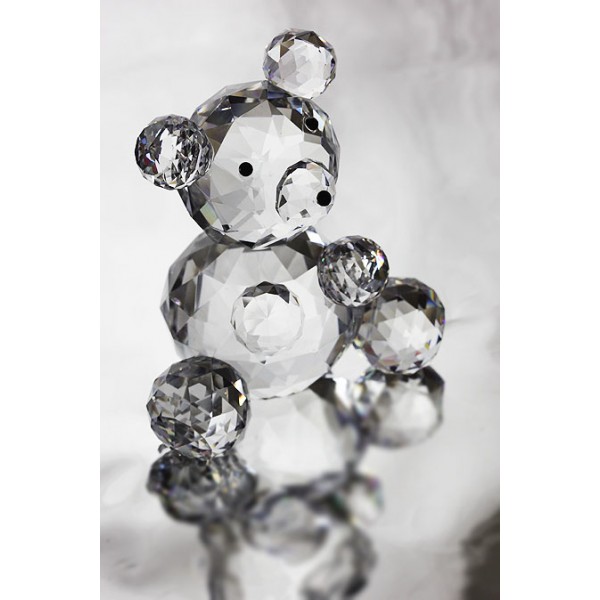 Swarovski teddy bear ornament top