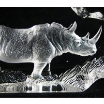 Loading image - Crystal Sculptured  Rhino (Mats Jonasson)