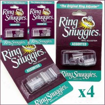 Loading image - 4 Pkts of Assorted Ring Snuggies, Loose Ring FIX, Adjuster 