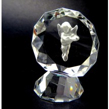 Loading image - Crystal Angel-Cupid Ornament 