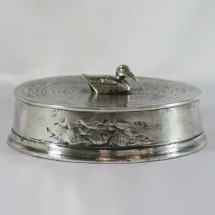 Loading image - Duck Trinket Box Solid Pewter, Made In Italy, Men's Gift