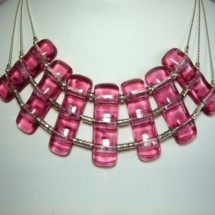 Loading image - Designer Jewellery Necklace,Jan Art Fused Glass and  Sterling Silver