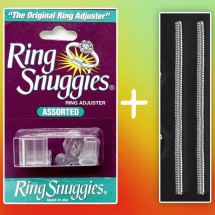 Assorted Ring Snuggies, Ring Resizing Solution