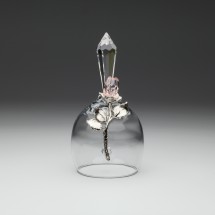 Loading image - Crystal Table Bell with Rose