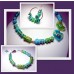 Designer Necklace, Bracelet ,Earring Set by Jan Art Israel