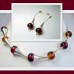 Fused Glass Jewellery Necklace and Earring Set Janart Israel
