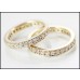 9ct Gold Simulated Diamond Wedding Ring Set x 3