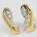 Diamond Pendant and Earring Set. Two Tone 9ct Gold 