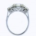 Diamond Moissanite Engagment Ring 18 ct White Gold 