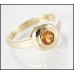 Antique Style, 9ct Gold Round Citrine Dress Ring