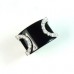 Sterling Silver Ring, Black Onyx with Cubic Zirconia