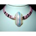 Designer Necklace, Fused Art Glass Jewellery by JanArt, Made in Israel 