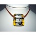 Designer Necklace, Jewellery by JanArt,Made in Israel, Fused Glass 