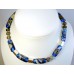 Designer Necklace, Fused Glass and Sterling Silver