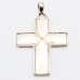 Solid 9ct Gold Cross Pendant with Diamond.