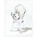 Crystal Sitting Mouse on Chair Figurine