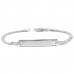 6 Inch Sterling Silver Baby Child Curb ID Name Bracelet