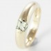 Solid 9ct Gold Cubic Zirconia Dome Ring