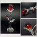 Single Red Rose, Lady Beetle Ornament