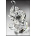 Crystal Sitting Elephant Ornament (Large)