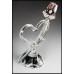 Crystal Pink Rose Heart Ornament