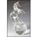 Crystal Ornament Standing Horse