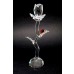  Crystal Standing Rose with Beetle Figurine