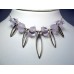 Designer Necklace Fused Art Glass by JanArt Israel 