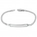 6 Inch Sterling Silver Baby Child Curb ID Name Bracelet