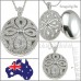 Antique Style CZ Locket in 925 Sterling Silver 