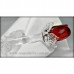 Red Crystal Rose Ornament