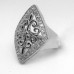 Sterling Silver Jewellery, Celtic Design Cubic Zirconia Ring